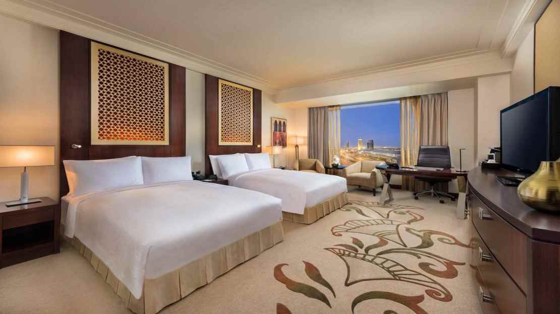 Two Double Bed Deluxe Room with Skyline View 